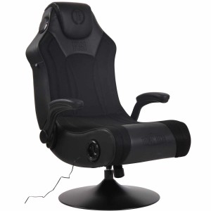 Silla Gaming TAUKEN PLUS en Piel y Malla Negro