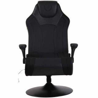 Silla Gaming TAUKEN PLUS en Piel y Malla Negro 2