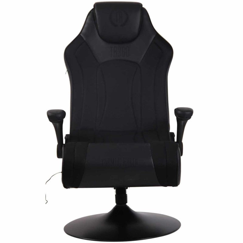 Silla Gaming TAUKEN PLUS en Piel y Malla Negro