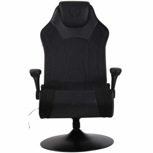 Silla Gaming TAUKEN PLUS en Piel y Malla Negro