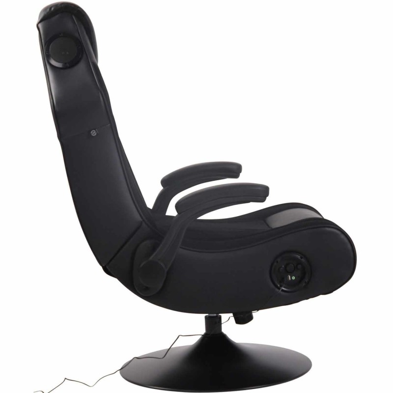 Silla Gaming TAUKEN PLUS en Piel y Malla Negro