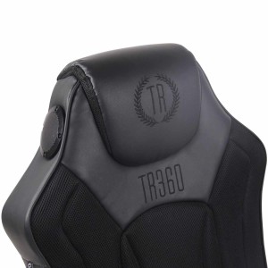 Silla Gaming TAUKEN PLUS en Piel y Malla Negro