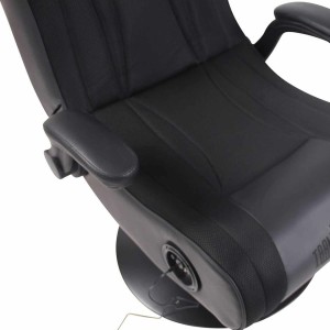 Silla Gaming TAUKEN PLUS en Piel y Malla Negro
