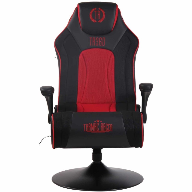 Silla Gaming TAUKEN PLUS en Piel y Malla Negro