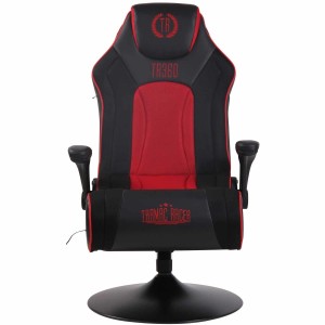 Silla Gaming TAUKEN PLUS en Piel y Malla Negro