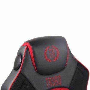 Silla Gaming TAUKEN PLUS en Piel y Malla Negro