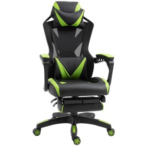 Silla Gaming BLUR en Piel y Malla color Negro/Azul
