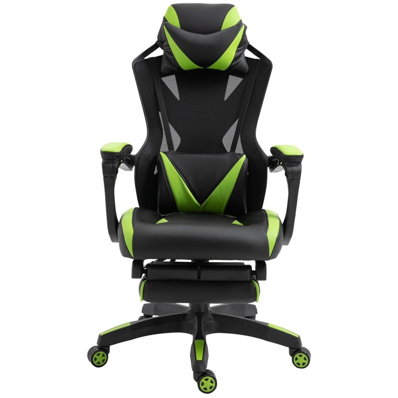 Silla Gaming BLUR en Piel y Malla color Negro/Azul