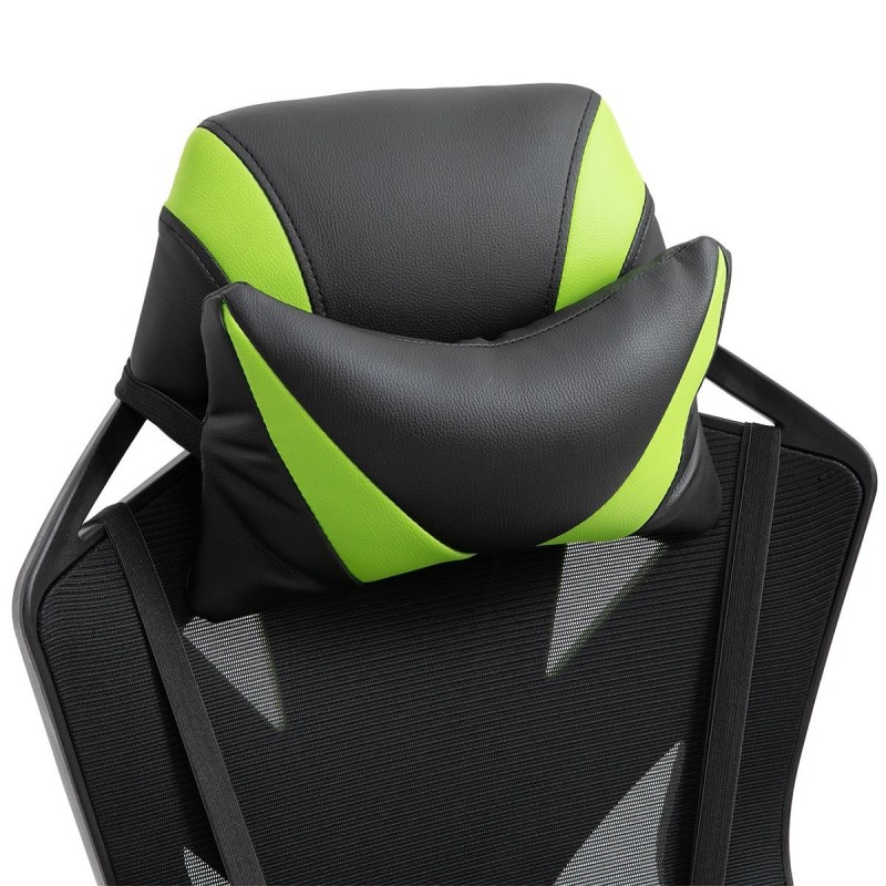 Silla Gaming BLUR en Piel y Malla color Negro/Azul