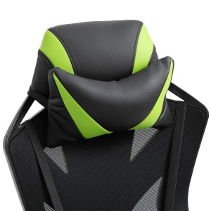 Silla Gaming BLUR en Piel y Malla color Negro/Azul