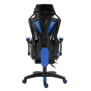 Silla Gaming BLUR en Piel y Malla color Negro/Azul 2