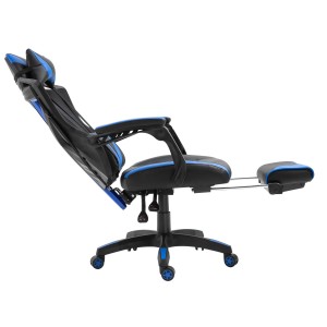 Silla Gaming BLUR en Piel y Malla color Negro/Azul