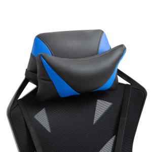 Silla Gaming BLUR en Piel y Malla color Negro/Azul