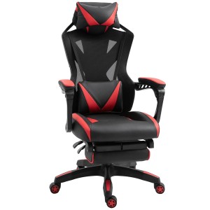 Silla Gaming BLUR en Piel y Malla color Negro/Azul