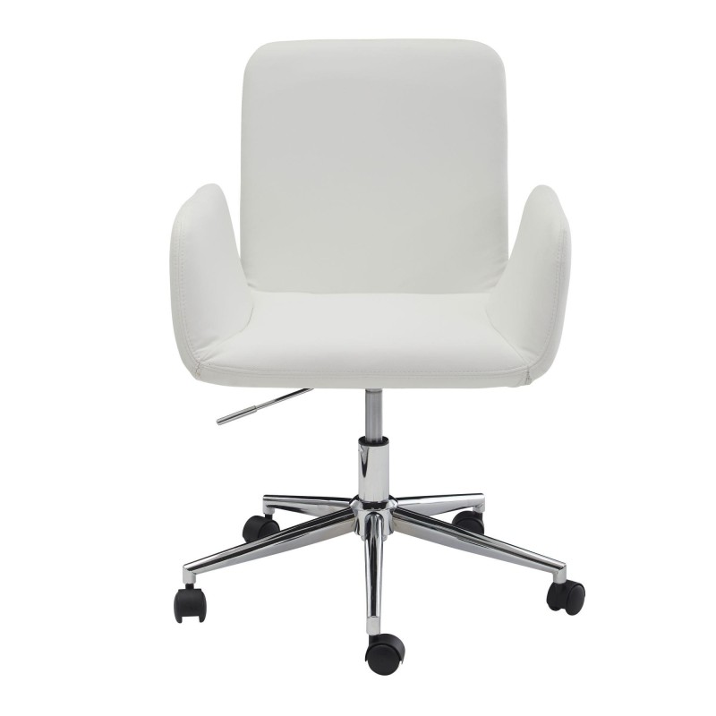 Silla de Oficina SANTANDER en Piel color Blanco