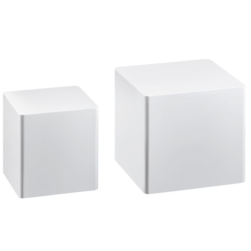 Conjunto de 2 Mesas Auxiliares TOLEDO color Blanco