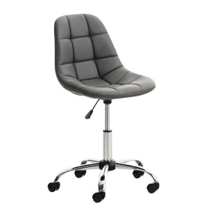 Silla de oficina EMILY PIEL en color negro