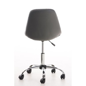 Silla de oficina EMILY PIEL en color negro