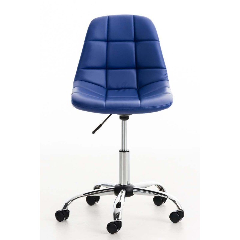 Silla de oficina EMILY PIEL en color negro