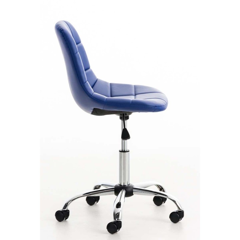 Silla de oficina EMILY PIEL en color negro