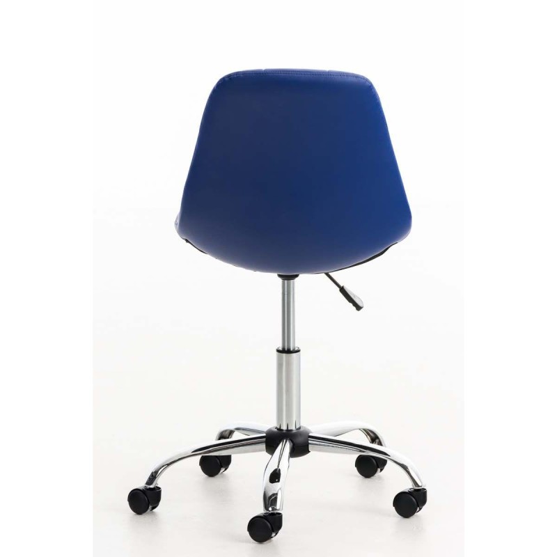 Silla de oficina EMILY PIEL en color negro