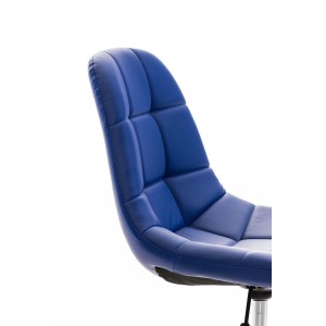 Silla de oficina EMILY PIEL en color negro