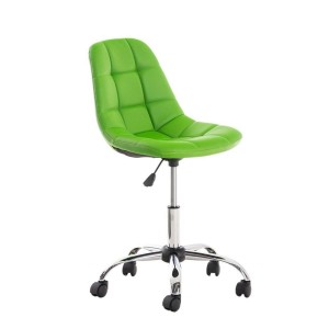 Silla de oficina EMILY PIEL en color negro