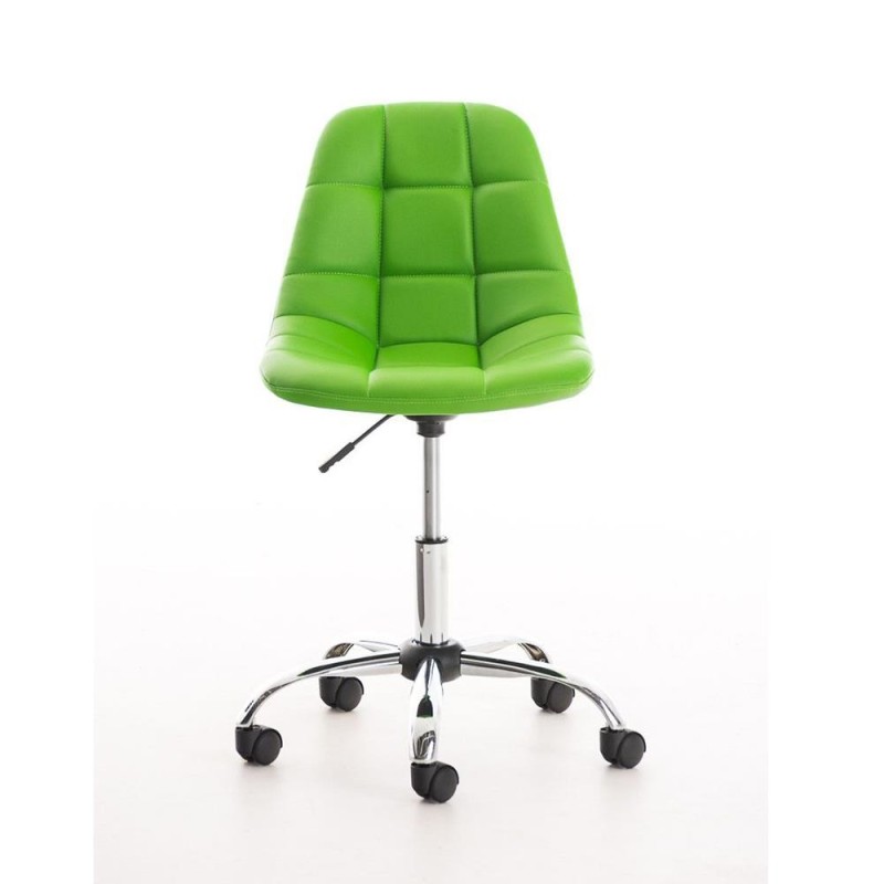 Silla de oficina EMILY PIEL en color negro