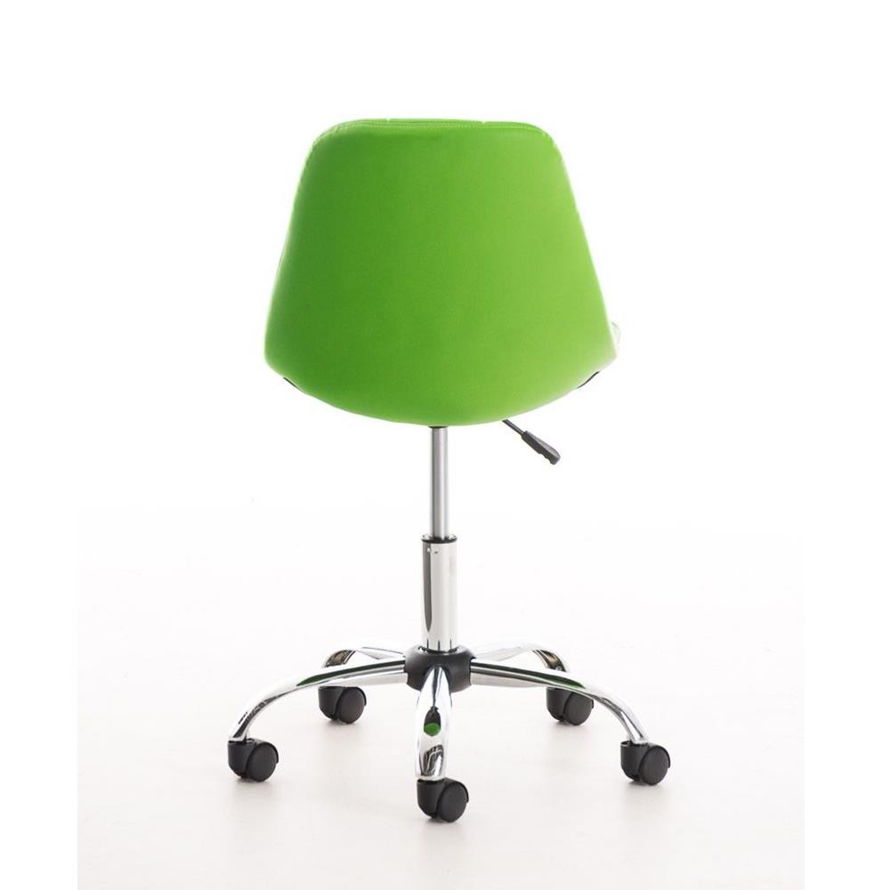 Silla de Oficina EMILY PIEL, Estructura Metálica, Diseño Exclusivo, en Color Negro