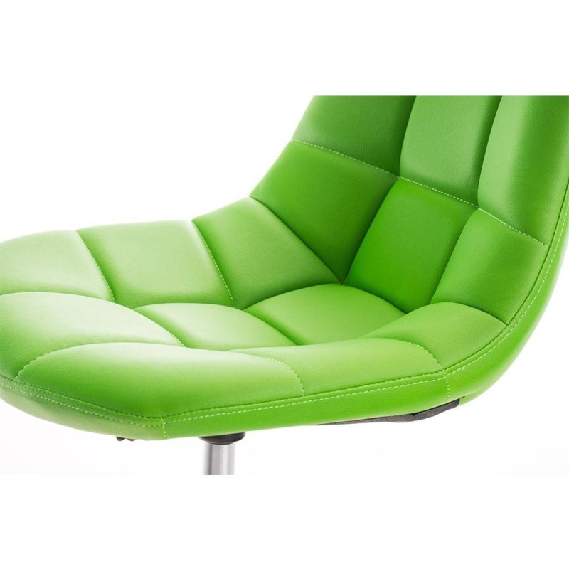 Silla de oficina EMILY PIEL en color negro