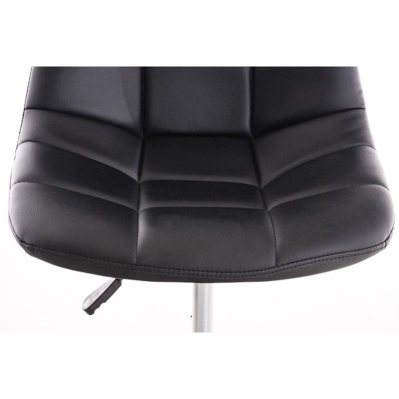 Silla de oficina EMILY PIEL en color negro
