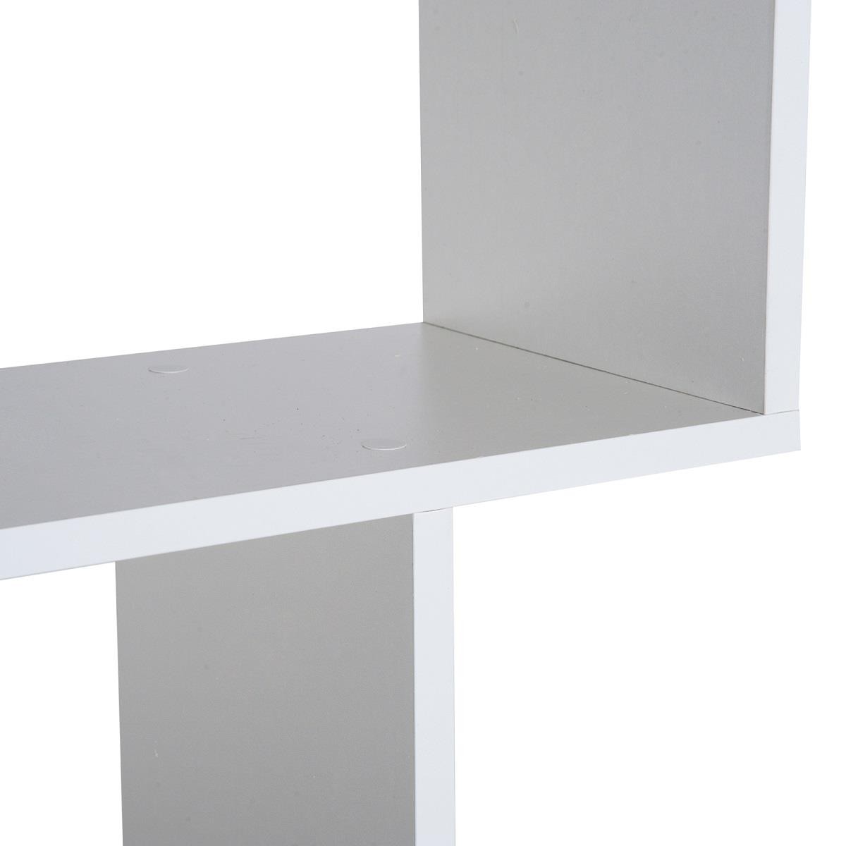 Estantería KEDER, Dimensiones 80x23x192 cm, Diseño Moderno, en Madera color Negro