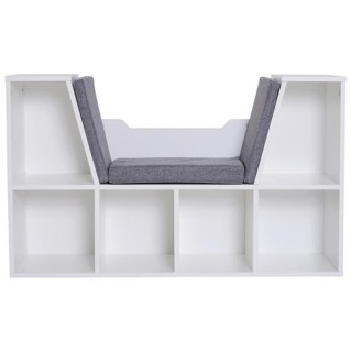 Estantería MERIDIAN en Madera color Blanco 2
