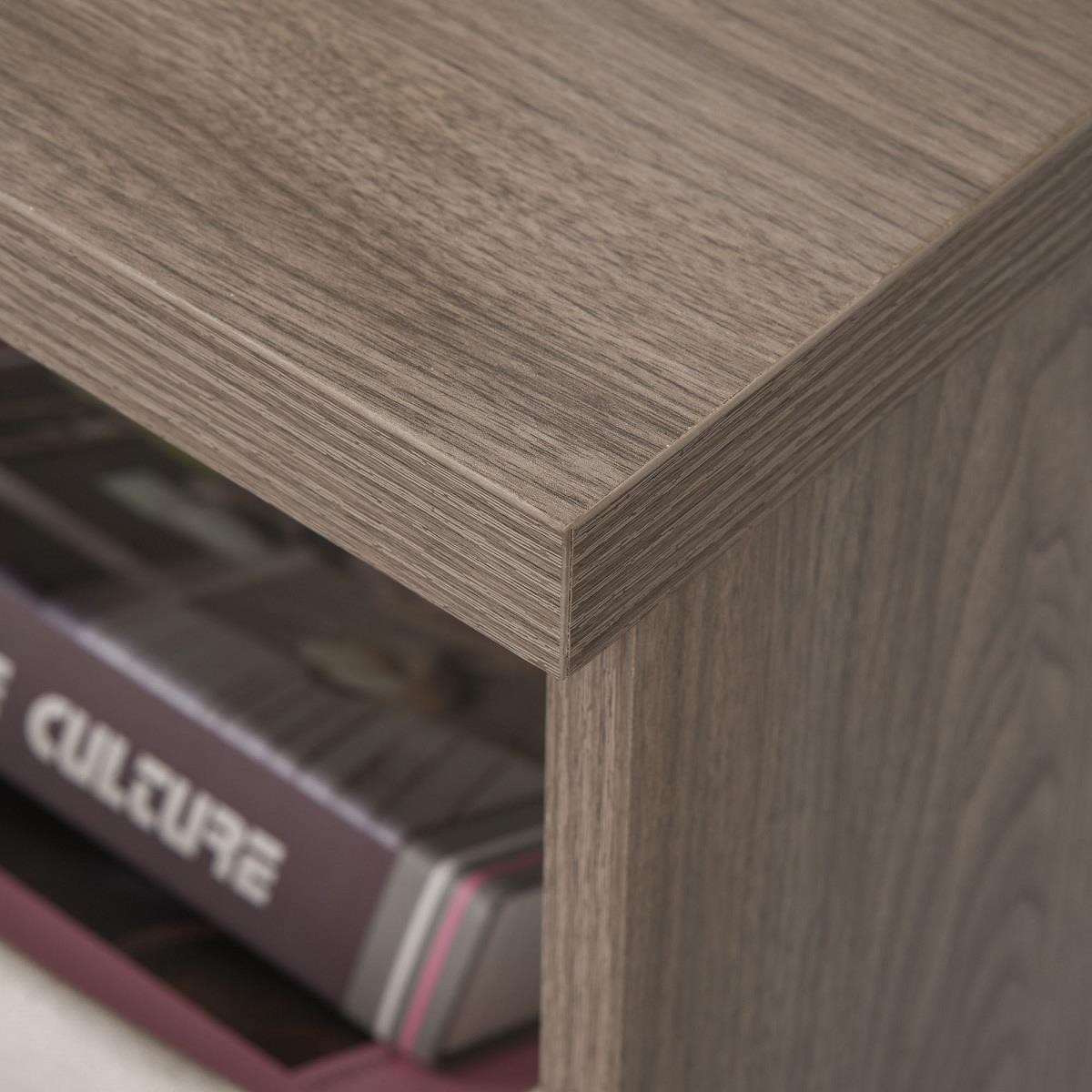 Estantería DALLAS, 119x29x76 cm, Diseño Moderno, en Madera color Blanco