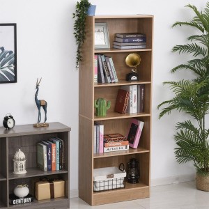 Estantería KEALI en Madera color Negro Wengué 