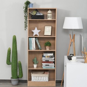 Estantería KEALI en Madera color Negro Wengué 