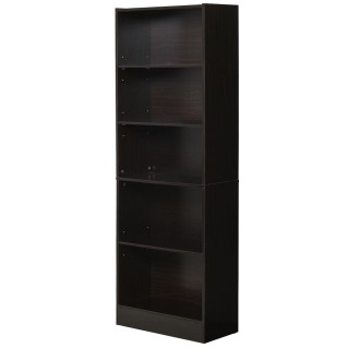 Estantería KEALI en Madera color Negro Wengué  2
