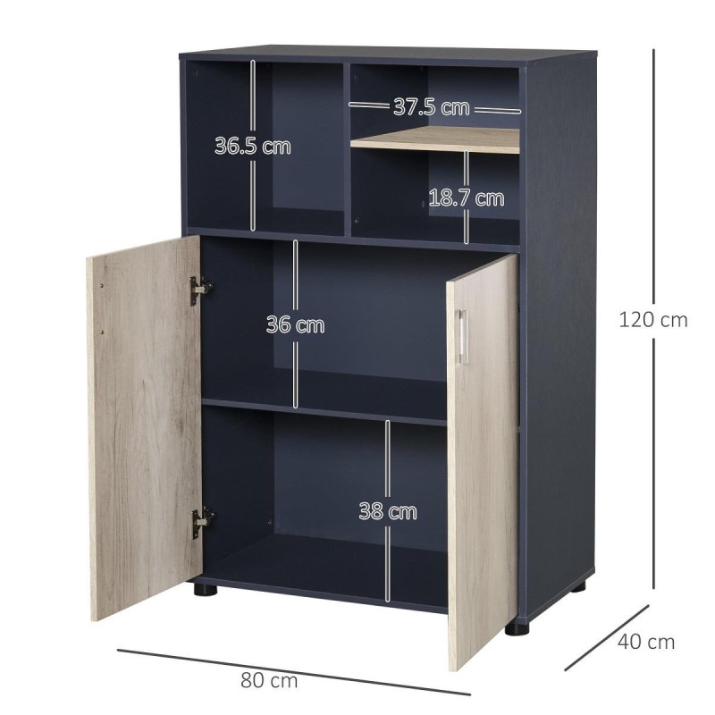 Armario ATLANTIS en Madera color Azul y Haya