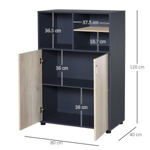 Armario ATLANTIS en Madera color Azul y Haya