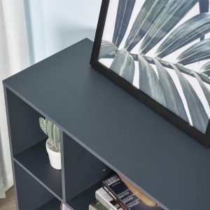 Estantería ORLANDO en Madera color Azul y Haya