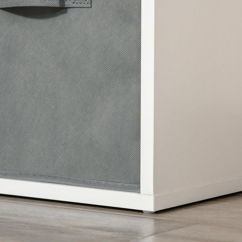 Estantería COLORADO, Moderna y funcional, en Madera color Blanco