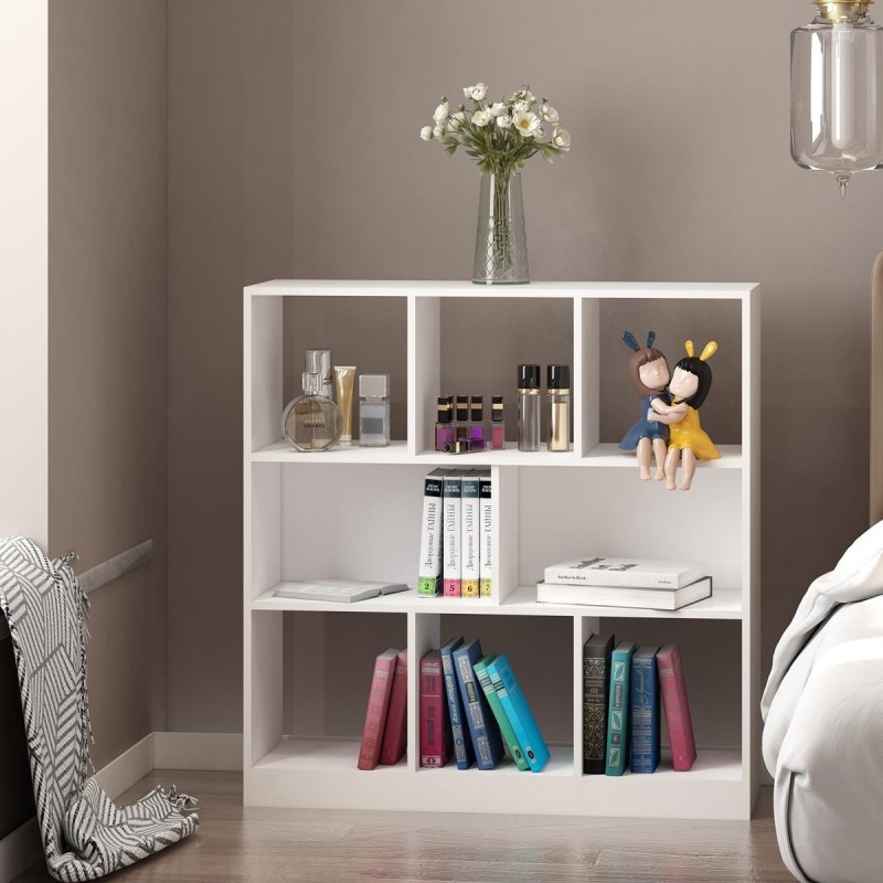 Estantería ELODIE en Madera color Blanco