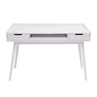 Mesa de Ordenador NYME en Madera color Blanco 2