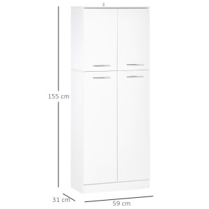 Armario CLIO en Madera color Blanco
