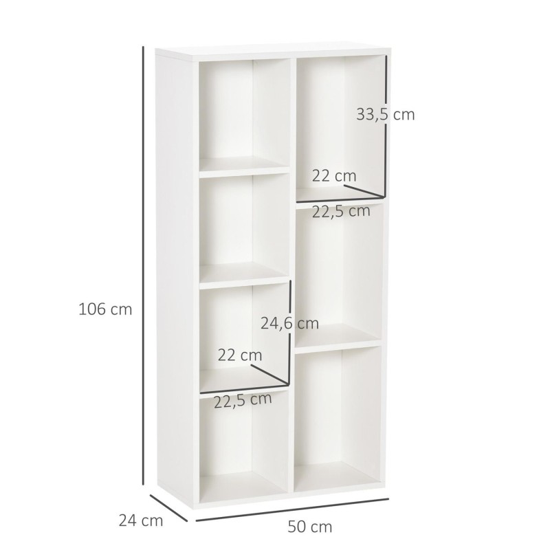 Estantería DONTOM en Madera color Blanco