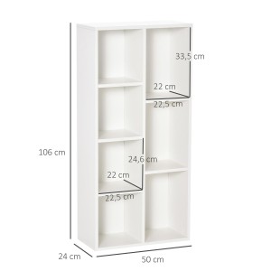 Estantería DONTOM en Madera color Blanco