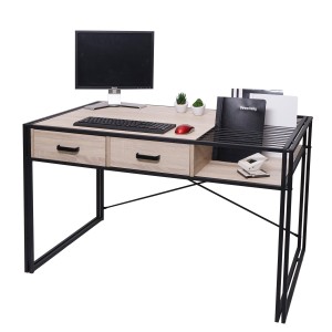 Mesa para Ordenador ROXY, 120x70x76 cm, color Marrón oscuro