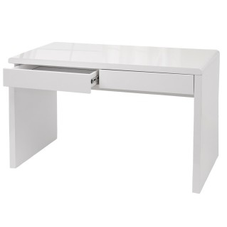 Mesa de Ordenador MANCHESTER, 100x60x75 cm, en Madera color Blanco 2