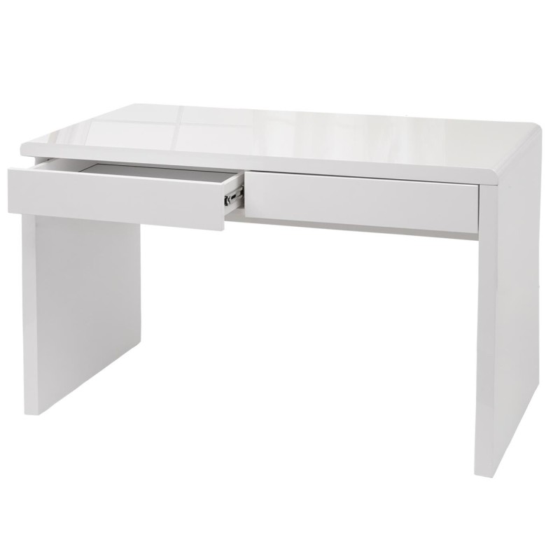 Mesa de Ordenador MANCHESTER, 100x60x75 cm, en Madera color Blanco