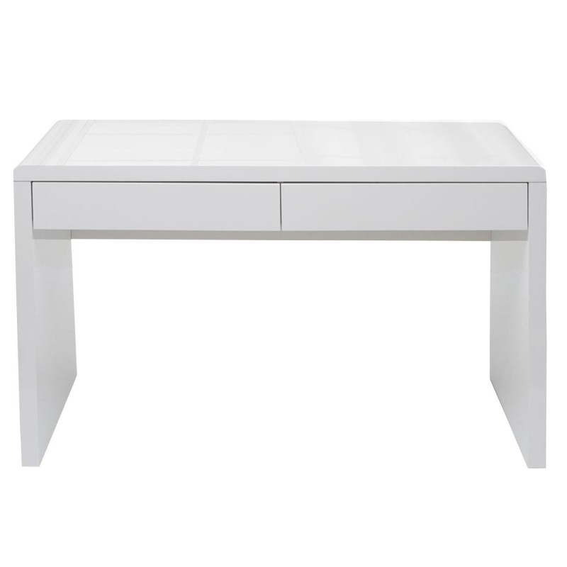 Mesa de Ordenador MANCHESTER, 100x60x75 cm, en Madera color Blanco